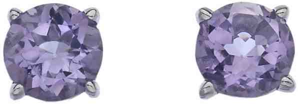 Hot Diamonds Stříbrné náušnice Hot Diamonds Anais Ametyst AE002 + 2 měsíce na vrácení zboží