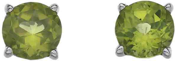 Hot Diamonds Stříbrné náušnice Hot Diamonds Anais Peridot AE008 + 2 měsíce na vrácení zboží