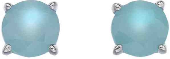 Hot Diamonds Stříbrné náušnice Hot Diamonds Anais modrý achát AE009 + 2 měsíce na vrácení zboží