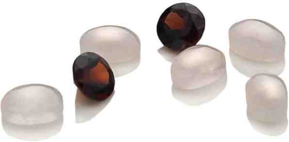 Hot Diamonds Elementy s pěti růženínů a dvou granátů Hot Diamonds Anais AG007 + 2 měsíce na vrácení zboží