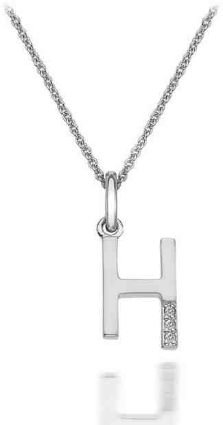 Hot Diamonds Přívěsek Hot Diamonds Micro H Clasic DP408 + 2 měsíce na vrácení zboží