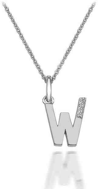 Hot Diamonds Přívěsek Hot Diamonds Micro W Clasic DP423 + 2 měsíce na vrácení zboží