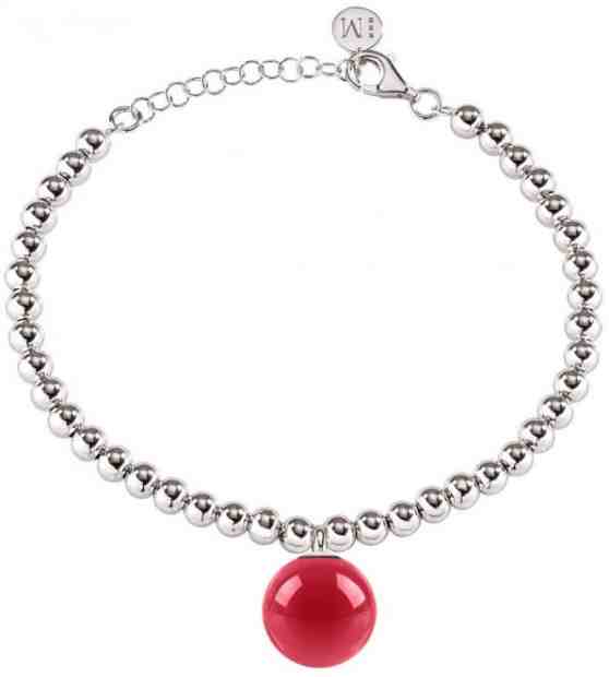 Morellato Ocelový náramek s růžovým přívěskem Boule SALY23 + 2 měsíce na vrácení zboží