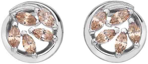 Hot Diamonds Náušnice Hot Diamonds Emozioni Alloro Purity and Loyalty EE027 + 2 měsíce na vrácení zboží