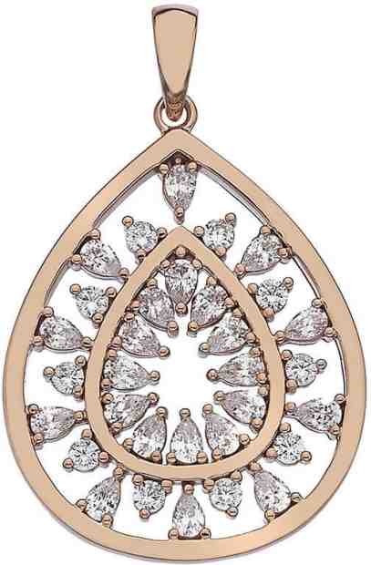 Hot Diamonds Přívěsek Hot Diamonds Emozioni Eleganza RG EP022 + 2 měsíce na vrácení zboží