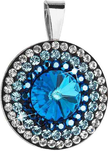 Evolution Group Překrásný stříbrný přívěsek 34207.5 bermuda blue + 2 měsíce na vrácení zboží