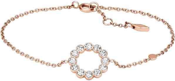 Fossil Bronzový náramek s krystaly JF02742791 + 2 měsíce na vrácení zboží