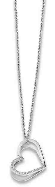 Lotus Style Srdíčkový náhrdelník s krystaly LS1872-1/1 + 2 měsíce na vrácení zboží