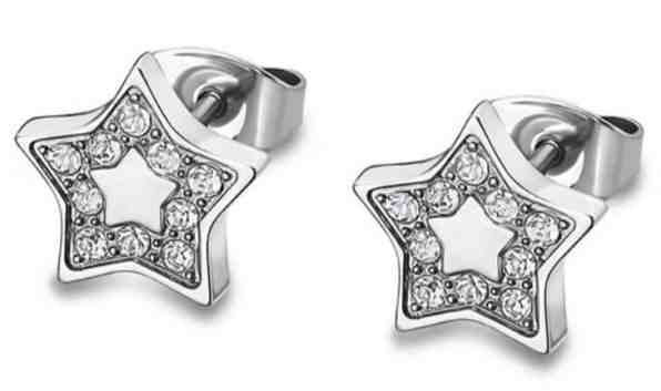 Lotus Style Hvězdičkové náušnice s krystaly LS1885-4/1 + 2 měsíce na vrácení zboží