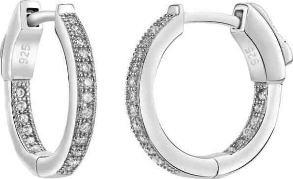 Silvego Stříbrné náušnice se zirkony JASMIN JJJE0105 + 2 měsíce na vrácení zboží