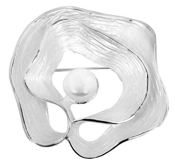 JwL Luxury Pearls Unikátní brož Lastura 2v1 s pravou perlou JL0380 + 2 měsíce na vrácení zboží