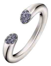 Calvin Klein Otevřený ocelový prsten s krystaly Brilliant KJ8YMR0402 57 mm + 2 měsíce na vrácení zboží