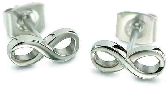 Boccia Titanium Titanové náušnice Nekonečno 05020-01 + 2 měsíce na vrácení zboží