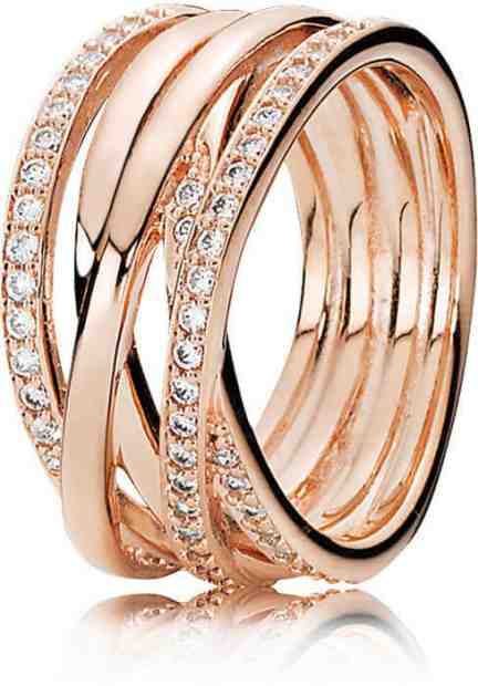 Pandora Bronzový propletený prsten 180919CZ 50 mm + 2 měsíce na vrácení zboží