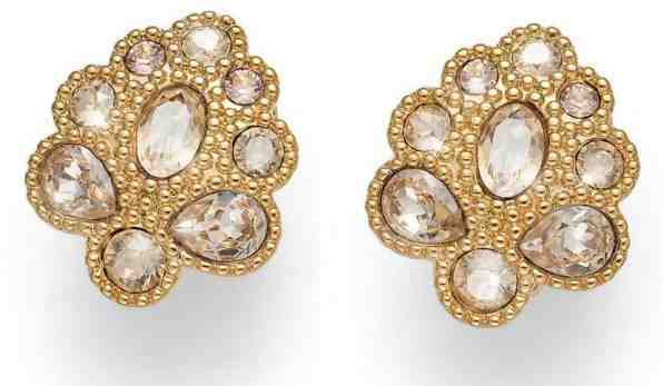 Oliver Weber Elegantní náušnice s krystaly Keen 22704G + 2 měsíce na vrácení zboží