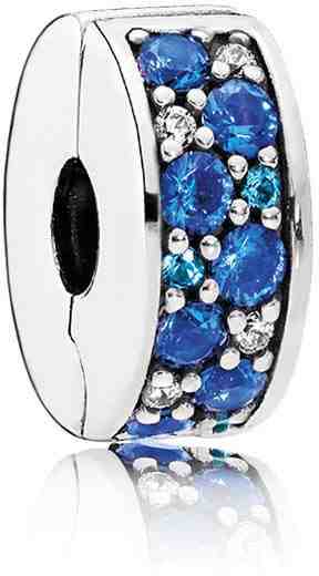 Pandora Třpytivý modrý klip 791817NSBMX + 2 měsíce na vrácení zboží