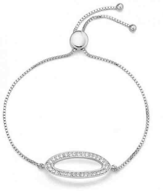 Oliver Weber Něžný třpytivý náramek Oval 32220 + 2 měsíce na vrácení zboží