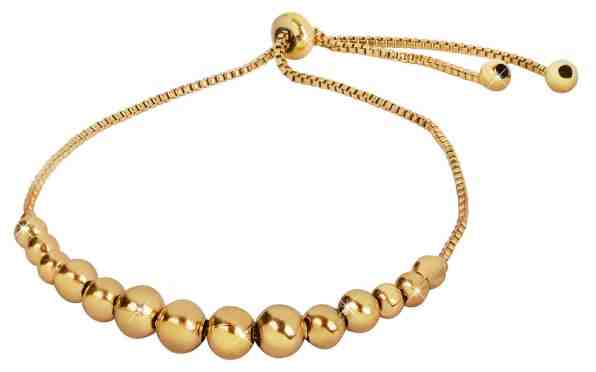 Troli Nastavitelný náramek ve zlaté barvě + 2 měsíce na vrácení zboží