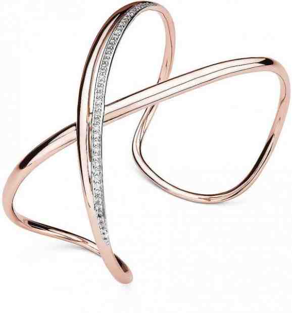 Brosway Otevřený náramek se zirkony Ribbon Mini BBN16 + 2 měsíce na vrácení zboží