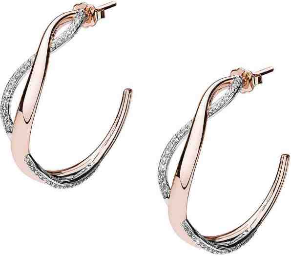 Brosway Náušnice se zirkony Ribbon Mini BBN24 + 2 měsíce na vrácení zboží