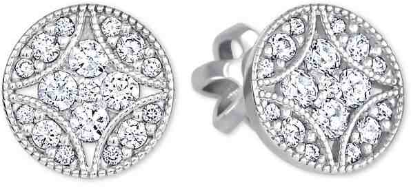 Brilio Designové náušnice s čirými krystaly 239 001 00874 07 + 2 měsíce na vrácení zboží