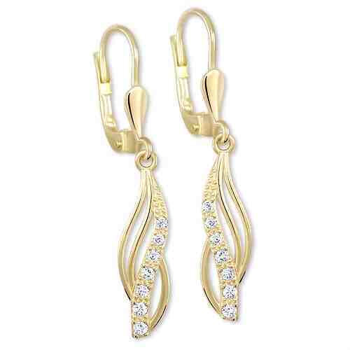 Brilio Módní náušnice s krystaly 745 239 001 00877 0000000 + 2 měsíce na vrácení zboží