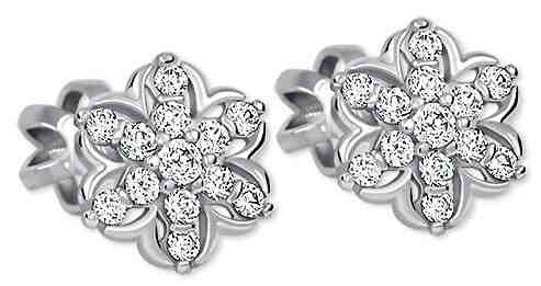 Brilio Hvězdičkové náušnice s krystalem 239 001 00940 07 + 2 měsíce na vrácení zboží