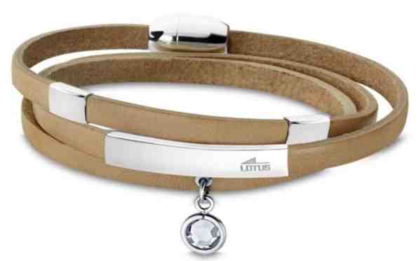 Lotus Style Dámský kožený náramek LS1961-2/2 + 2 měsíce na vrácení zboží