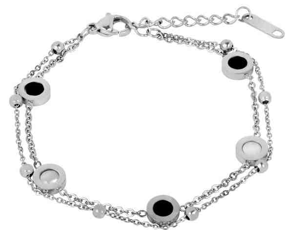 Troli Dvojitý ocelový náramek + 2 měsíce na vrácení zboží