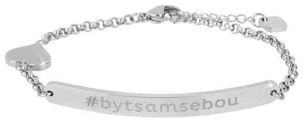 Troli Ocelový náramek #bytsamsebou (kratší) + 2 měsíce na vrácení zboží