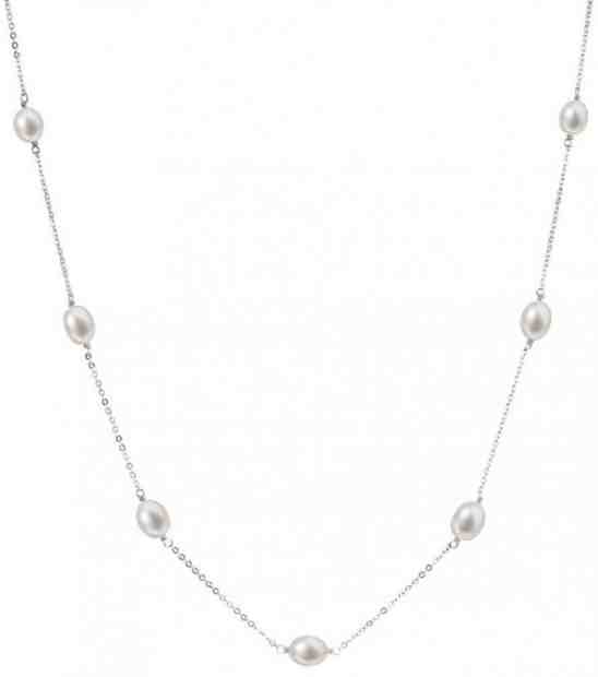 Evolution Group Stříbrný náhrdelník s pravými perlami Pavona 22016.1 + 2 měsíce na vrácení zboží