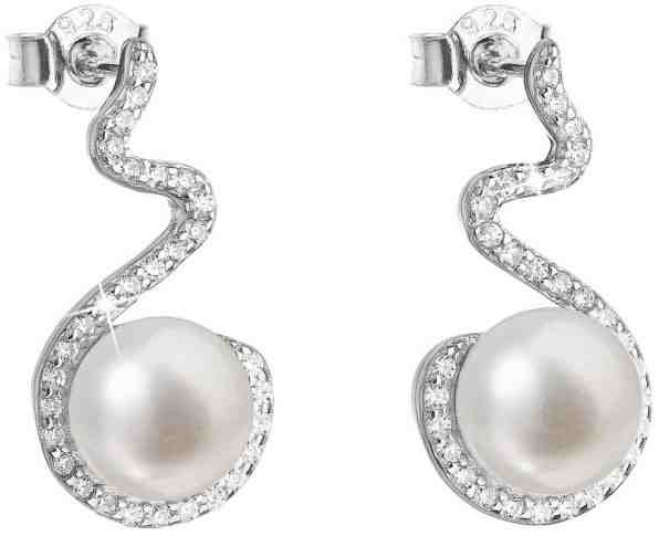 Evolution Group Stříbrné náušnice s pravými perlami Pavona 21037.1 + 2 měsíce na vrácení zboží