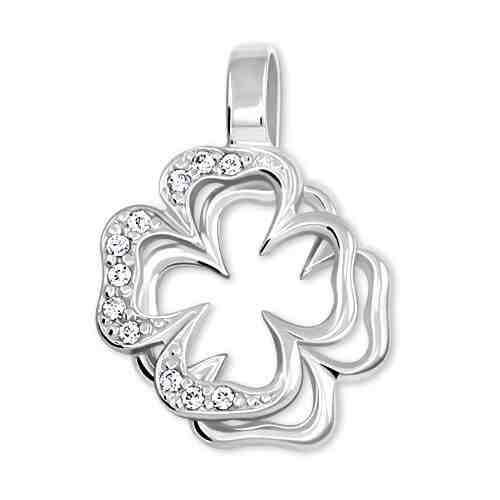 Brilio Silver Stříbrný přívěsek čtyřlístek 446 001 00342 04 + 2 měsíce na vrácení zboží