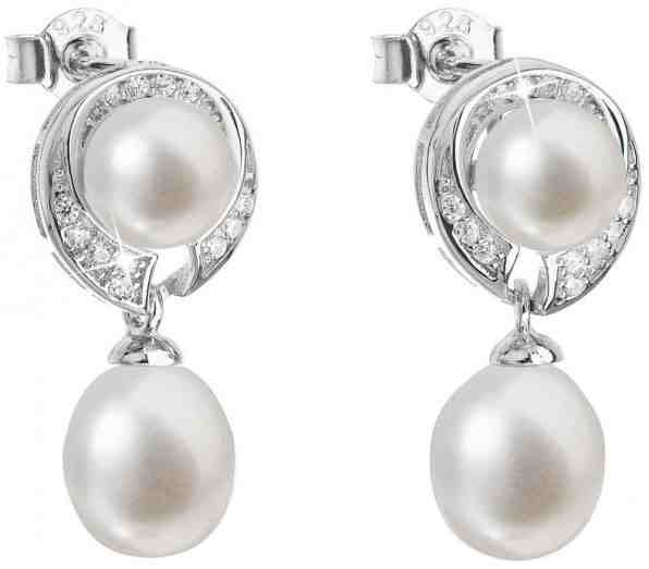 Evolution Group Stříbrné náušnice s pravými perlami Pavona 21039.1 + 2 měsíce na vrácení zboží