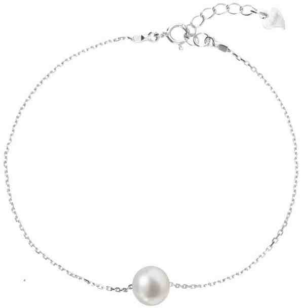 Evolution Group Stříbrný náramek s pravou perlou Pavona 23009.1 + 2 měsíce na vrácení zboží