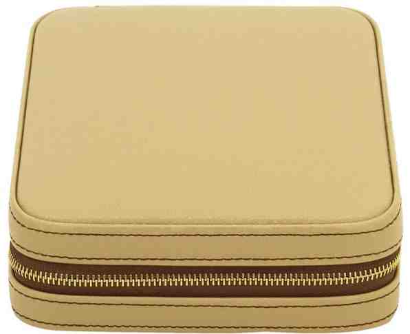 Friedrich Lederwaren Cestovní šperkovnice béžová/černá Ascot 26113-8 + 2 měsíce na vrácení zboží