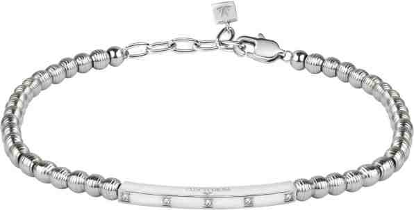 Morellato Pánský ocelový náramek s diamanty Mister SANF10 + 2 měsíce na vrácení zboží