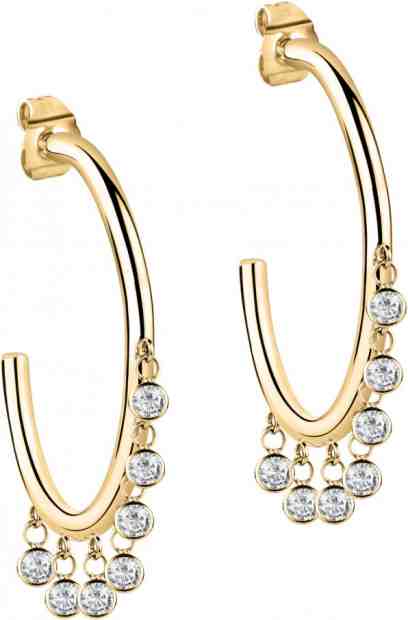Morellato Půlkruhové náušnice s krystaly Cerchi SAKM55 + 2 měsíce na vrácení zboží