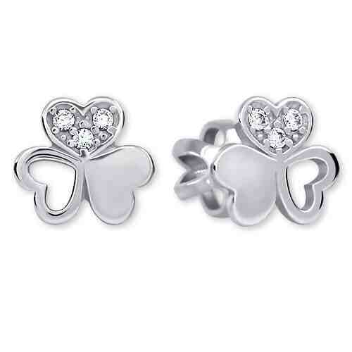 Brilio Zlaté srdíčkové s krystaly 239 001 00938 07 + 2 měsíce na vrácení zboží