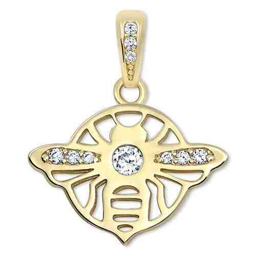 Brilio Zlatý přívěsek Včelka 249 001 00567 + 2 měsíce na vrácení zboží