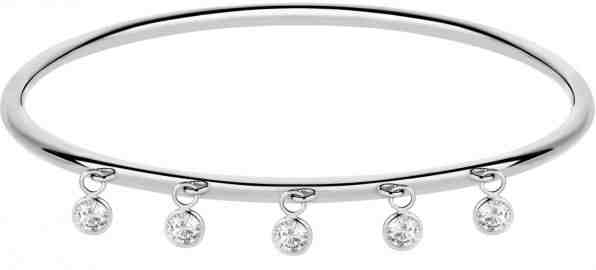 Morellato Pevný ocelový náramek s krystaly Cerchi SAKM47 + 2 měsíce na vrácení zboží