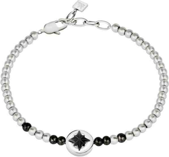 Morellato Pánský korálkový náramek s růžicí Vela SAHC28 + 2 měsíce na vrácení zboží