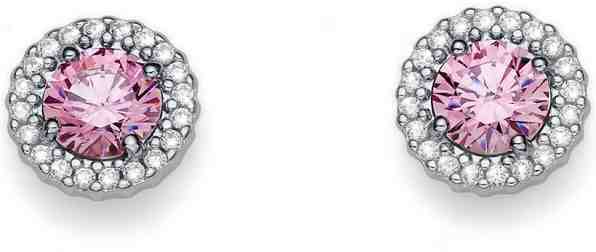 Oliver Weber Stříbrné náušnice Triumph 62081 ROS + 2 měsíce na vrácení zboží