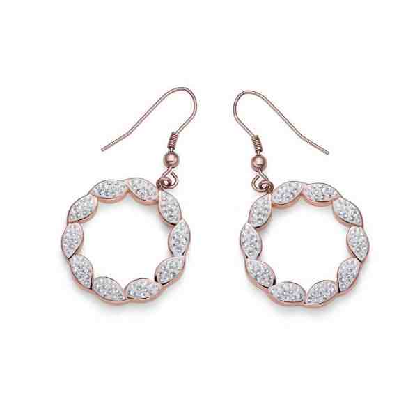 Oliver Weber Bronzové ocelové náušnice Pleach 22761RG + 2 měsíce na vrácení zboží