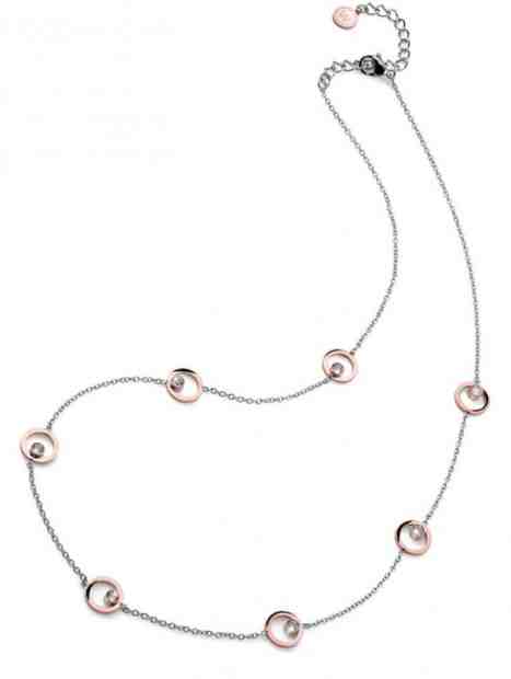 Oliver Weber Dlouhý ocelový bicolor náhrdelník Them 11917 + 2 měsíce na vrácení zboží