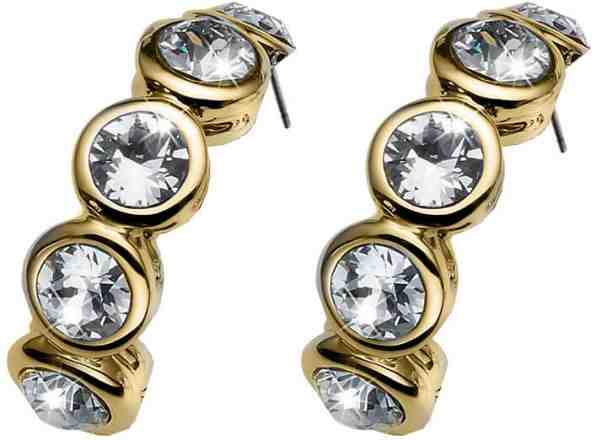 Oliver Weber Třpytivé náušnice Tennis 22758G + 2 měsíce na vrácení zboží