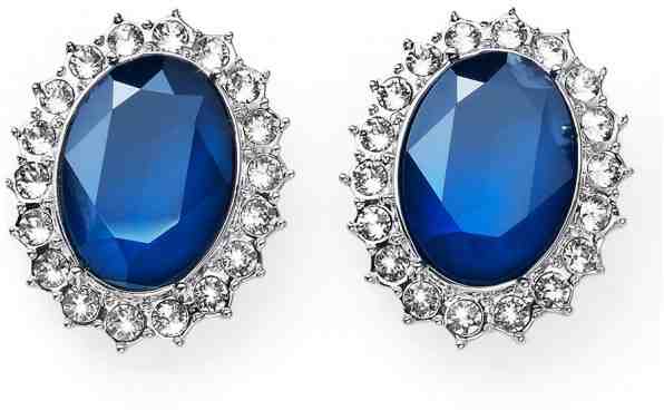 Oliver Weber Luxusní náušnice Regal Large 22766 BLU + 2 měsíce na vrácení zboží