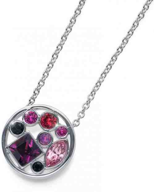 Oliver Weber Náhrdelník s třpytivým přívěskem Merge 11894 VIO + 2 měsíce na vrácení zboží