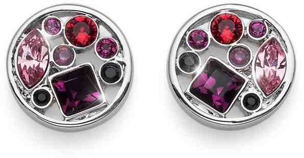 Oliver Weber Třpytivé náušnice Merge 22744 VIO + 2 měsíce na vrácení zboží