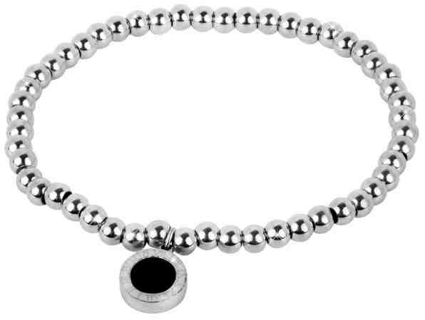 Troli Ocelový kuličkový náramek s oboustranným přívěskem + 2 měsíce na vrácení zboží